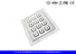 Stainless Steel Industrial Numeric Keypad Vandal High Resistance For Access Control System