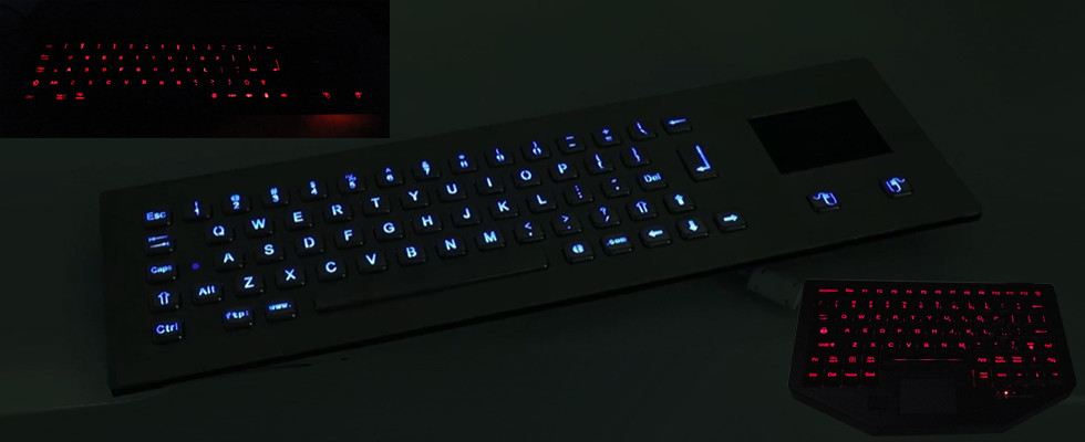 Illuminated Keyboard โลหะ