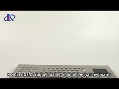 แผนงานอุตสาหกรรมติดตั้ง กันน้ํา กันลอย กระดานคีย์บอร์ดโลหะเหล็กไร้สแตนเลส