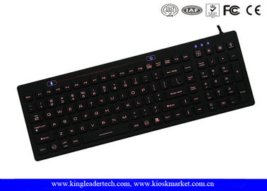 ซื้อ คีย์บอร์ด Backlit IP68 ซิลิโคนกับเปิด / ปิดสวิทช์ปุ่มฟังก์ชัน online manufacture