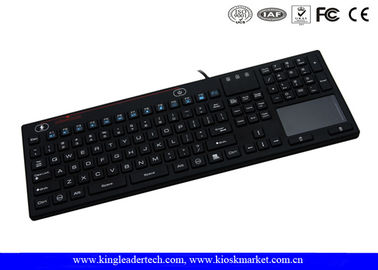 ซื้อ Backlight 106 Keys กันน้ำซิลิโคนแป้นพิมพ์ USB ที่มีน้ำหนักเบา online manufacture