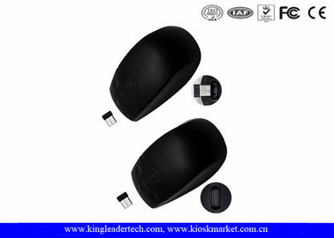 ซื้อ สีดำมินิซิลิโคนรับสัญญาณ USB 2.4 Ghz เมาส์ไร้สายกันน้ำด้วยตัวชี้เลเซอร์ online manufacture