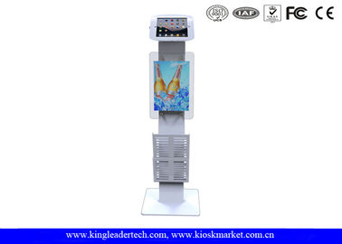 ซื้อ อิสระมินิ iPad ยืนรักษาความปลอดภัย Ipad Kiosk ล็อคแผงโลโก้และชั้นวางแผ่นปลิว online manufacture