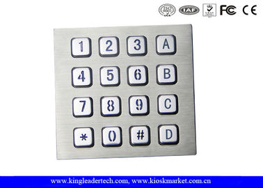 ซื้อ เครื่องใช้แป้นพิมพ์อุตสาหกรรมประตูปุ่มกดกับ 16 คีย์เค้าโครง Costomizable online manufacture