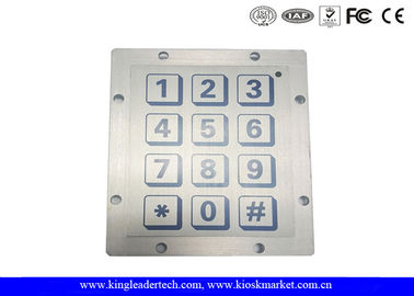 ซื้อ ทนทานสัมผัสโลหะ Piezoelectric แผงแป้นพิมพ์เมากับ 12 แบนคีย์เมทริกซ์ 3x4 online manufacture