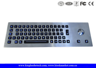 ซื้อ Backlight แผงติดขรุขระโลหะปุ่มกด 65 ปุ่มเดินทางเต็มรูปแบบ Trackball แบบบูรณาการ online manufacture