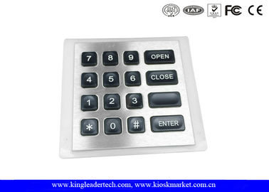 ซื้อ 4x4 เมทริกซ์ทนน้ำ Backlit โลหะปุ่มกดที่มีการเชื่อมต่อ 11Pin online manufacture