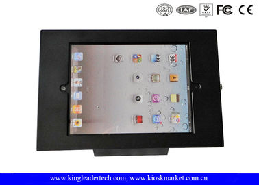 ซื้อ แมตต์สีดำเหล็กแผ่นรีดเย็น Ipad Kiosk ยืนด้วย Lock & Key, การปรับแต่ง online manufacture