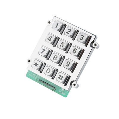 ซื้อ 12 Key Vandalproof IP65 Backlit Numeric Keypad Zinc Alloy Matrix สำหรับสภาพแวดล้อมที่มืด online manufacture