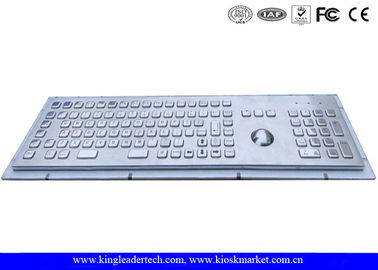 ซื้อ 103 คีย์ Trackball คีย์บอร์ดโลหะที่ทนทานพร้อมปุ่มฟังก์ชั่นปุ่มตัวเลข online manufacture
