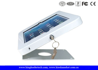 ซื้อ ยูนิเวอร์แซป้องกันการโจรกรรมเคาน์เตอร์แท็บเล็ต Kiosk ยืนด้วยกุญแจล็อคและสกรูยึด online manufacture