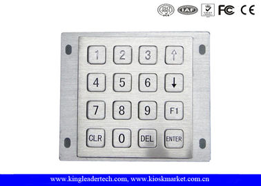 ซื้อ Kiosk แผงยึดที่ขรุขระ 4 4 ปุ่มกดโลหะ 16 ปุ่มลัดพร้อมขาขั้วต่อ online manufacture