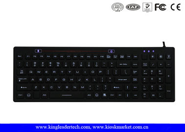 ซื้อ เดสก์ท็อป IP68 ยางกันน้ำแป้นพิมพ์ที่มีปุ่มฟังก์ชั่นและ Backlight online manufacture