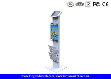 ซื้อ มินิ Secure Ipad Kiosk ขาตั้ง Lockable, ยืนแสดง Ipad Leaflet Rack online manufacture