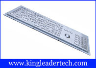 Rugged Metal Industrial Keyboard With Trackball 103 Function Keys And Number Keypad