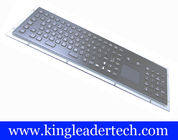 Stainless Steel Industrial Keyboard With Touchpad IP65 Liquid-Proof With 103 Keys