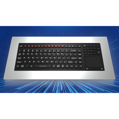 ซื้อ IP65 Panelmount Stainless Steel Metal Silicone Industrial Medical Keyboard With Touchpad online manufacture
