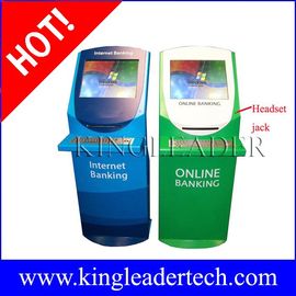 ซื้อ สัมผัสการธนาคารการออกแบบหน้าจอที่กำหนดเองตู้ออนไลน์กับเครื่องพิมพ์ A4, แป้นพิมพ์โลหะ online manufacture