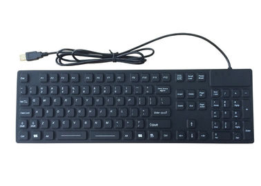 ซื้อ อินเทอร์เฟซ IP68 USB PS2 100mA คีย์บอร์ดกันน้ำ 105 คีย์ online manufacture