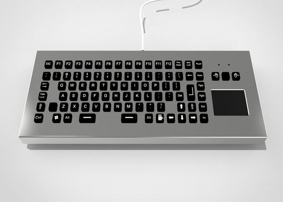 ซื้อ แป้นพิมพ์โลหะเดสก์ท็อปที่ทนทานพร้อมไฟพื้นหลัง USB PS/2 พร้อมปุ่มฟังก์ชันและทัชแพด online manufacture