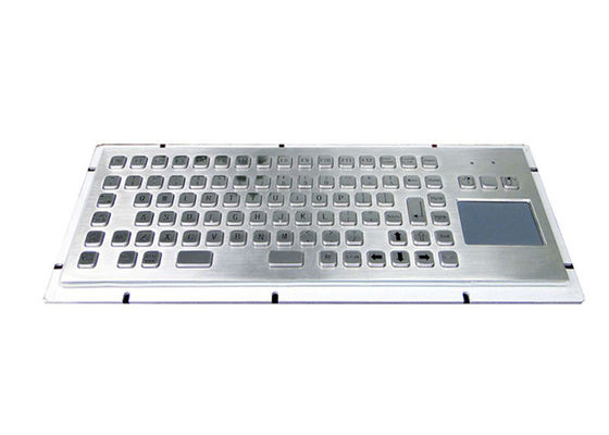 ซื้อ คีย์บอร์ดอุตสาหกรรมสำหรับติดตั้งด้านหลัง 20mA SUS304 พร้อม Trackpad Mouse Trackball online manufacture