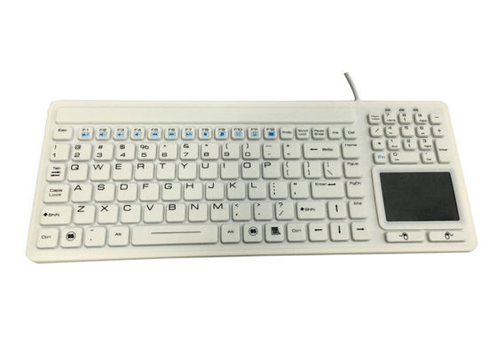 ซื้อ EMC Emission 107 คีย์บอร์ดซิลิโคนกันน้ำ 100mA พร้อมเมาส์ทัชแพด online manufacture