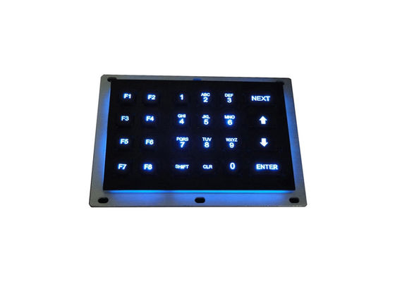 ซื้อ ปุ่มกดตัวเลขอุตสาหกรรมสีดำ Electroplated 6x4 Matrix Keys IP65 NEMA4X online manufacture