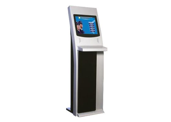 ซื้อ 1024x768 คีออสก์หน้าจอสัมผัสตั้งพื้นกันป่าเถื่อน SAW Touch พร้อมแป้นพิมพ์โลหะ online manufacture