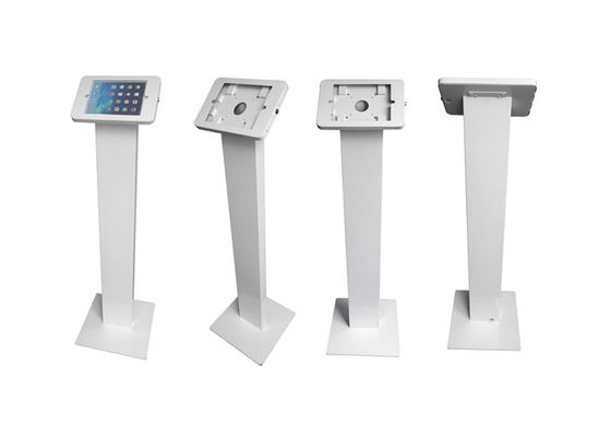 ซื้อ การพิมพ์โลโก้ VESA Holes IPad Kiosk Stand Powder Coated IPAD Kiosk Enclosure online manufacture