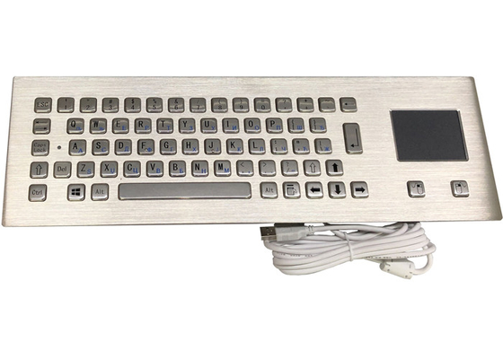 ซื้อ แป้นพิมพ์โลหะอุตสาหกรรมรูปแบบที่กำหนดเอง Brushed SS สำหรับ Kiosk online manufacture