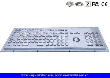 ซื้อ ทนทานแป้นพิมพ์โลหะอุตสาหกรรมมี Trackball 103 ฟังก์ชั่นคีย์และแป้นตัวเลข online manufacture