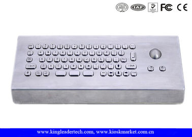 ซื้อ คีย์บอร์ดอุตสาหกรรม USB สแตนเลสขัดเงาพร้อม Trackball online manufacture