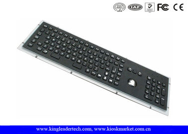ซื้อ ขรุขระแผงแป้นพิมพ์เมาโลหะสีดำด้วยปุ่ม Trackball ฟังก์ชั่นและแป้นตัวเลข online manufacture