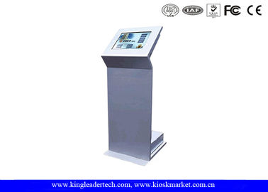 ซื้อ ซูเปอร์สลิมยืนฟรีสัมผัสหน้าจอ Kiosk ในศาลบ้านสำหรับการตรวจสอบข้อมูล online manufacture