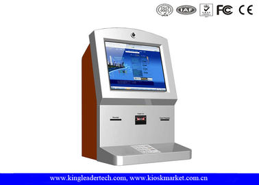 ซื้อ ที่กำหนดเองสไตล์ Wallmount Kiosk ด้วยกล้อง, เครื่องพิมพ์ใบเสร็จร้อนเงินสด Acceptor online manufacture