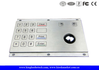 ซื้อ ออปติคัล Trackball Industrial Numeric Keypad USB Stainless Steel 16 Keys online manufacture