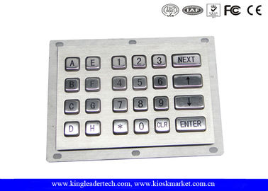 ซื้อ 24 คีย์โลหะอุตสาหกรรมปุ่มกดตัวเลข Vandal Proof สำหรับ Kiosk Gas Stations online manufacture