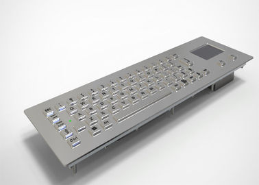 Built In Industrial Keyboard With Touchpad Stainless Steel For Information Kiosk