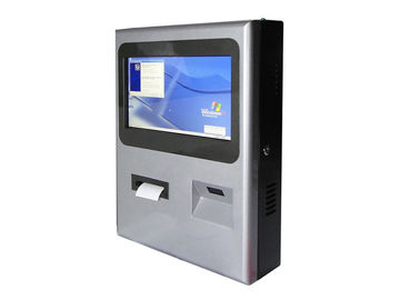 วอลล์มอนท์ อินเตอร์เอ็กทีฟ IR Touchscreen Kiosk พร้อม QR Code และ Bar Code Reader และ Thermal Printer